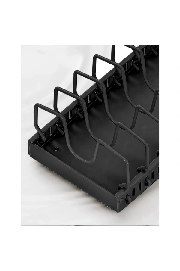 Bidebuvar Teleskopik Raylı Tava Tencere Organizeri