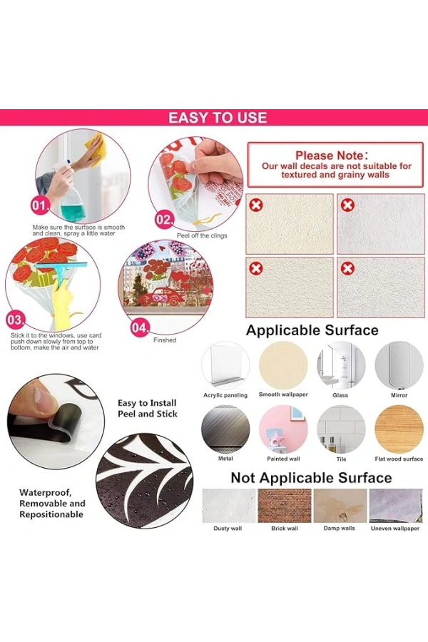 Bidebuvar Tropikal Bitkiler Duvar Stickerı Model D