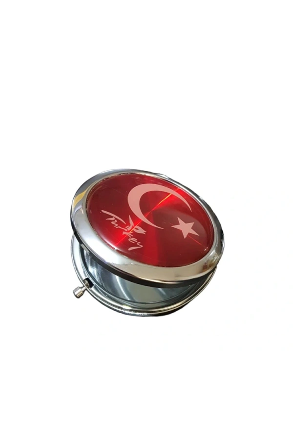 Bidebuvar Türk Bayraklı El Aynası