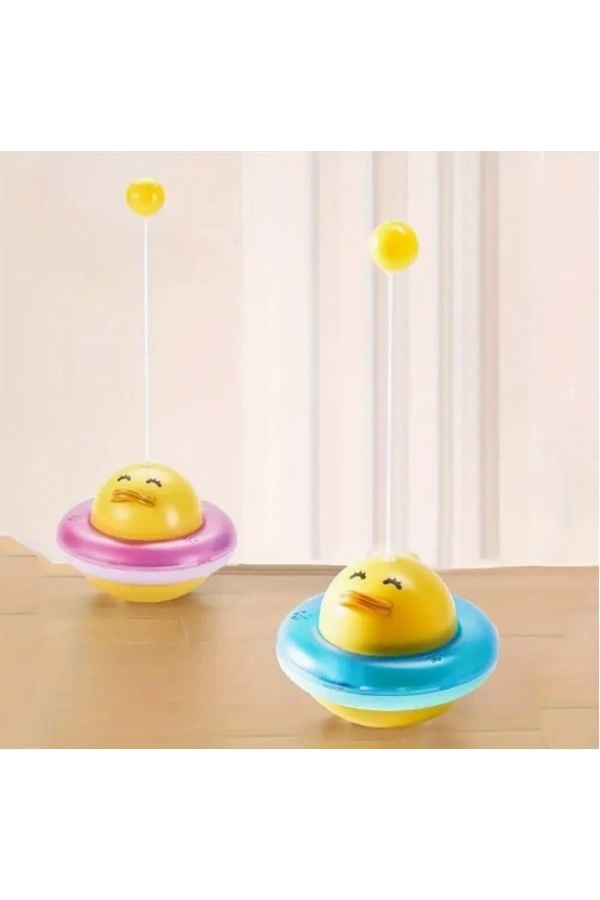 Bidebuvar UFO Şekilli Ördek Kedi Oyuncağı