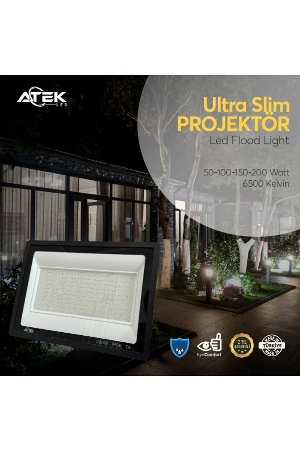 Bidebuvar Ultra Slim Projektör Dış Mekan LED Işık