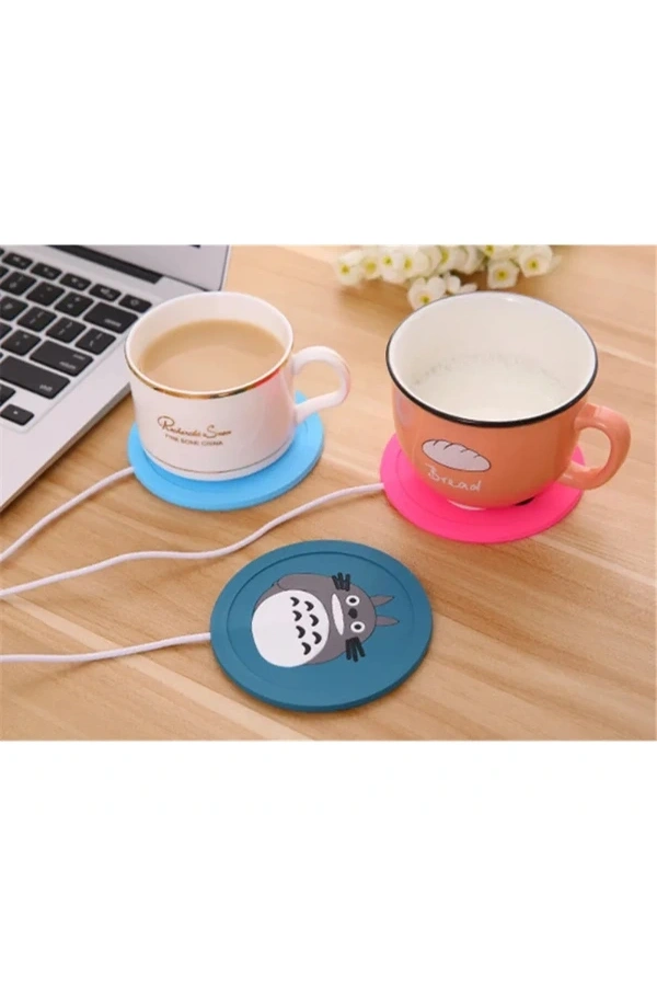 Bidebuvar USB Silikon Bardak Altı Isıtıcı