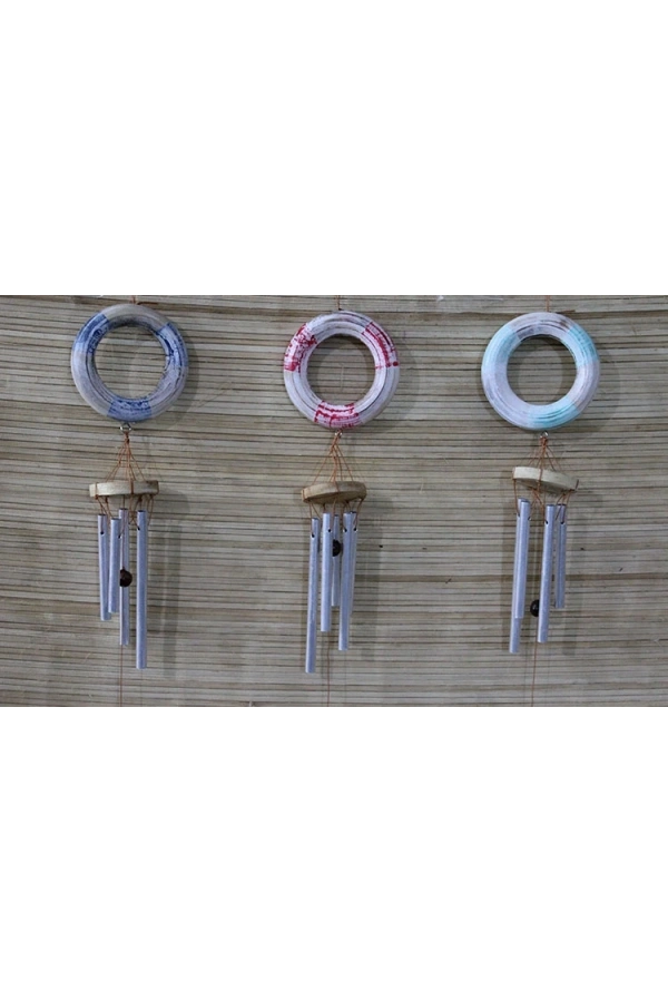 Bidebuvar Üstü Ahşap Metal Çan Model 2