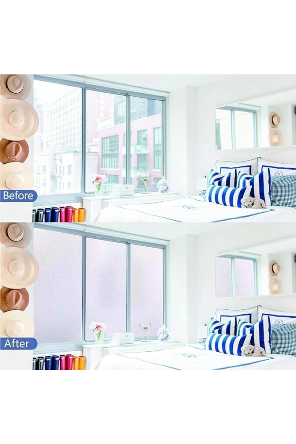 Bidebuvar UV Engelleyici Buzlu Cam Filmi 2 Metre x 60 Cm.