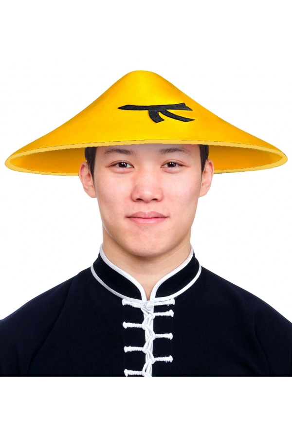 Bidebuvar Uzak Doğu Asyalı Şapkası Sarı Renk