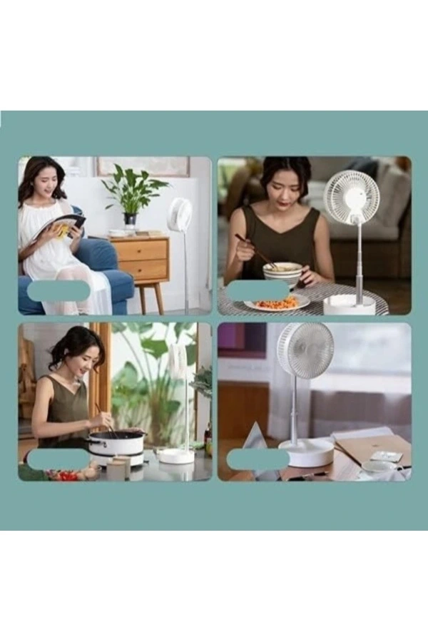 Bidebuvar Uzaktan Kumandalı USB Mini Masaüstü Fan