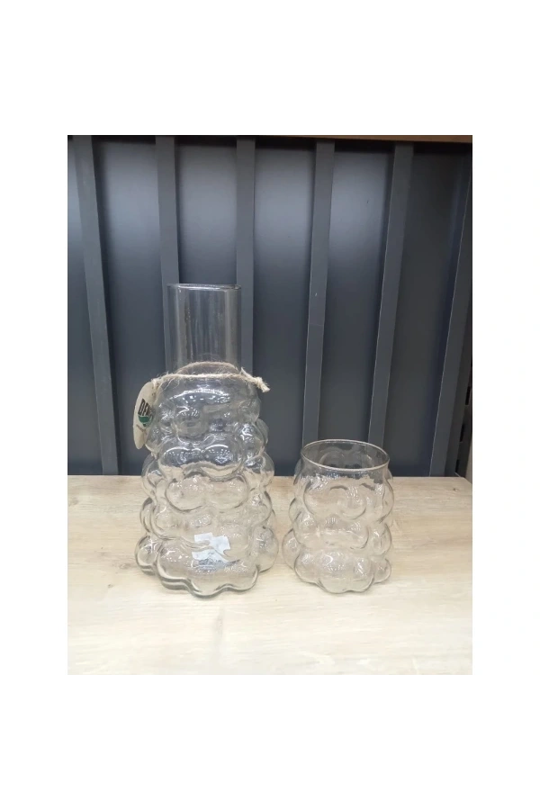 Bidebuvar Üzüm Desenli Başucu Sürahisi