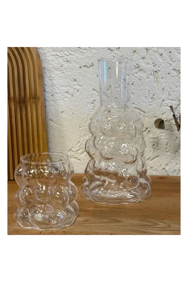 Bidebuvar Üzüm Desenli Başucu Sürahisi