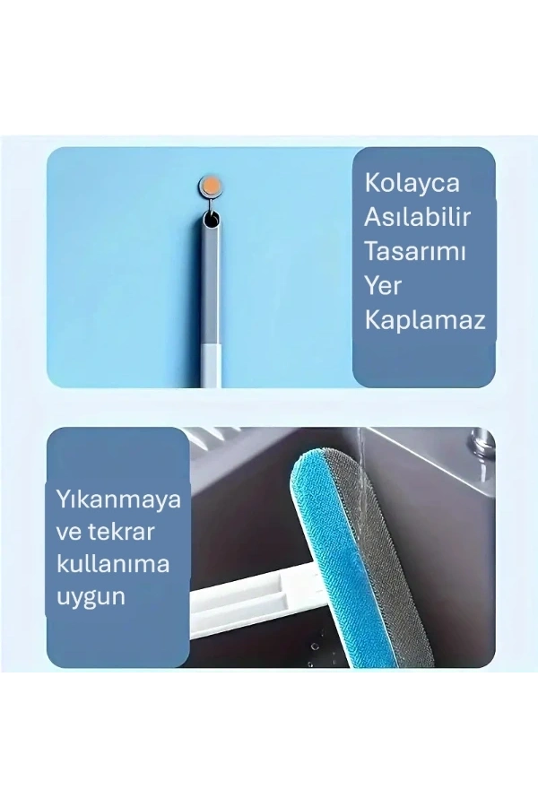 Bidebuvar Uzun Saplı Evcil Hayvan Tüy Temizleme Fırçası