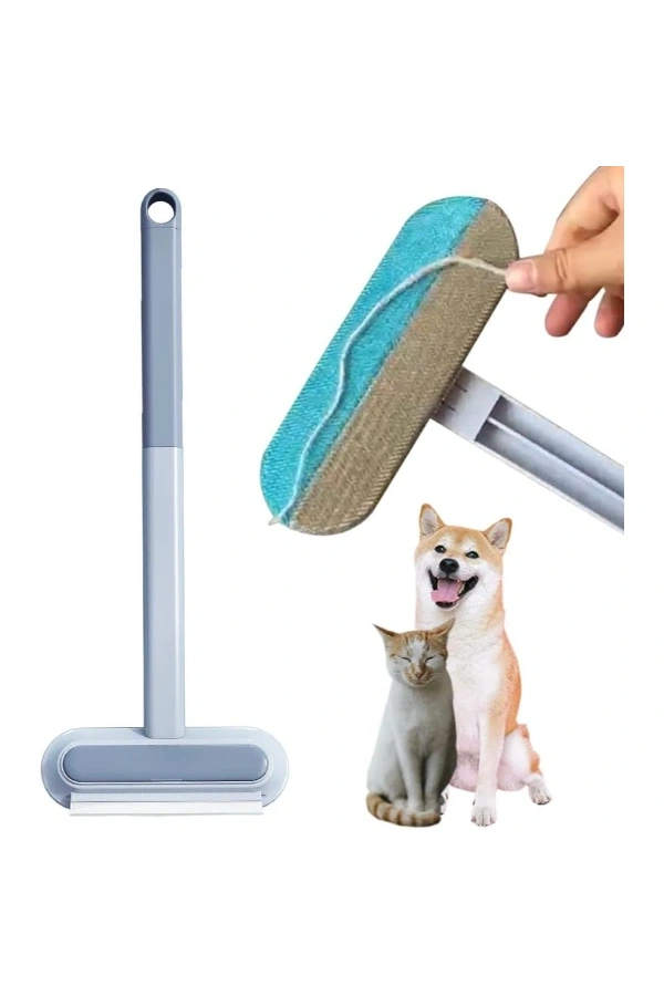 Bidebuvar Uzun Saplı Evcil Hayvan Tüy Temizleme Fırçası