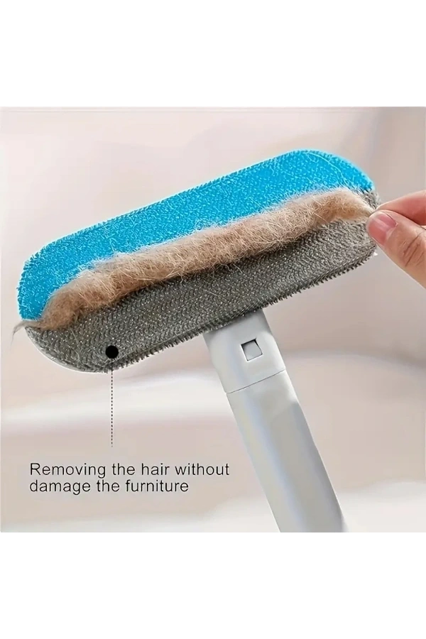 Bidebuvar Uzun Saplı Evcil Hayvan Tüy Temizleme Fırçası