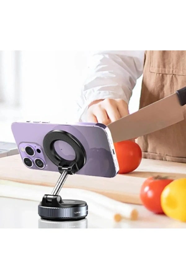 Bidebuvar Vakumlu Manyetik Araç İçi Telefon Tutucu