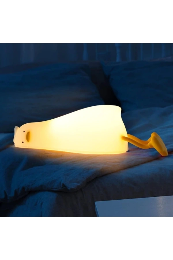 Bidebuvar Yatan Ördek Tasarımlı Gece Lambası