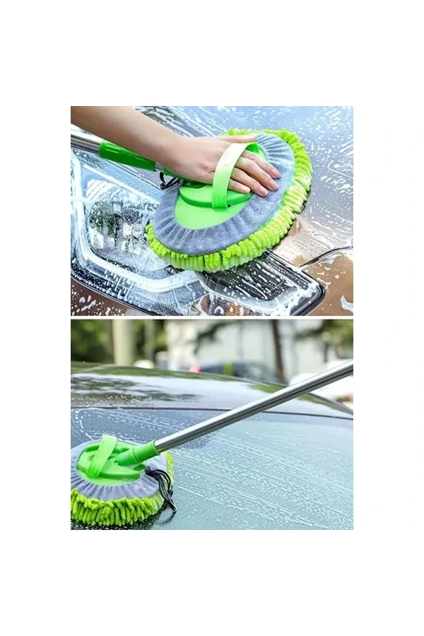 Bidebuvar Yedek Bezli Mikrofiber Araba Yıkama Fırçası