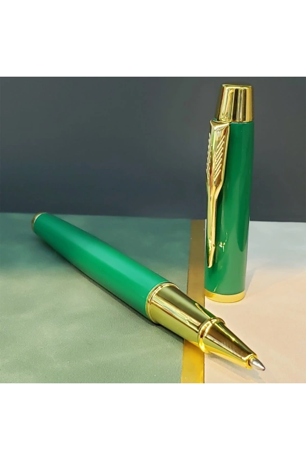 Bidebuvar Yeşil Metal Tükenmez Kalem