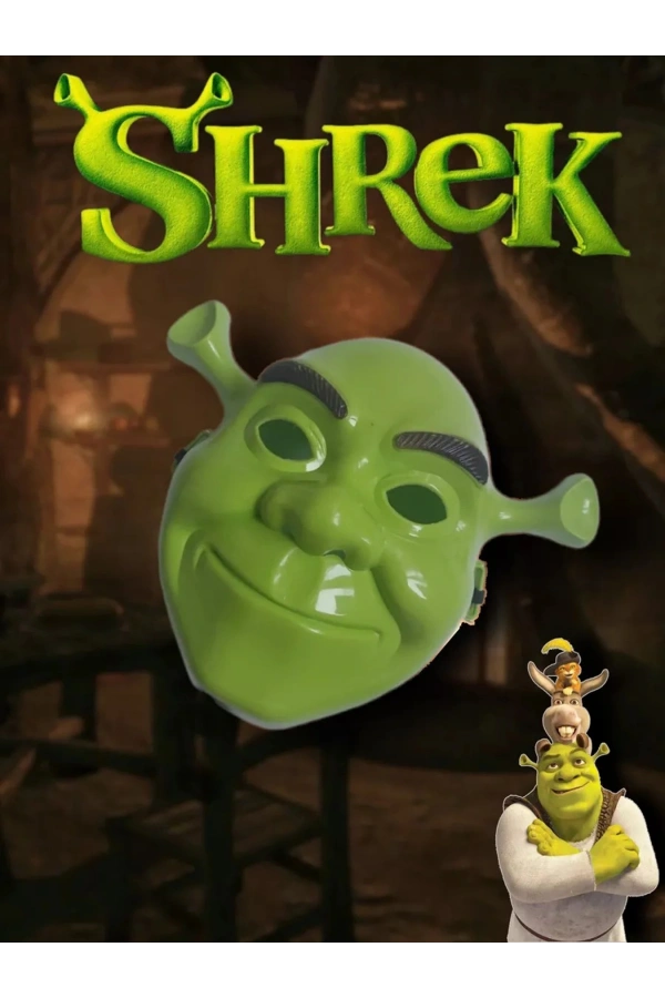 Bidebuvar Yeşil Shrek Maskesi