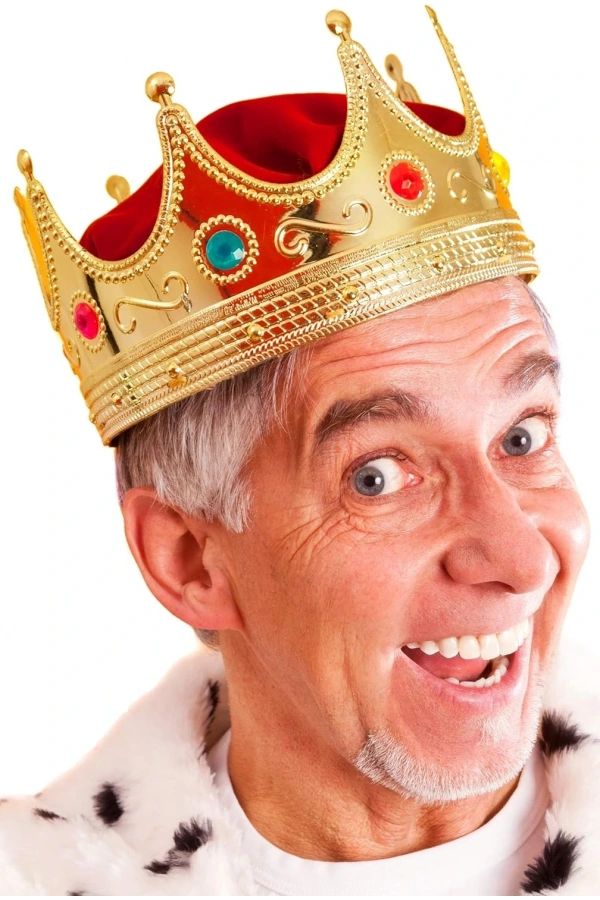 Bidebuvar Yetişkin ve Çocuk Uyumlu Kral Tacı