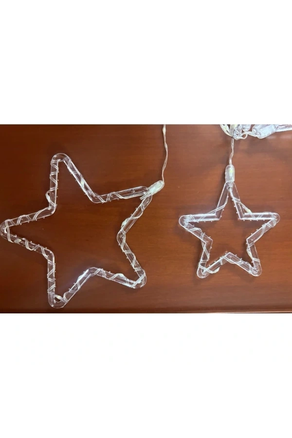 Bidebuvar Yıldız Perde Led 10 Saçaklı