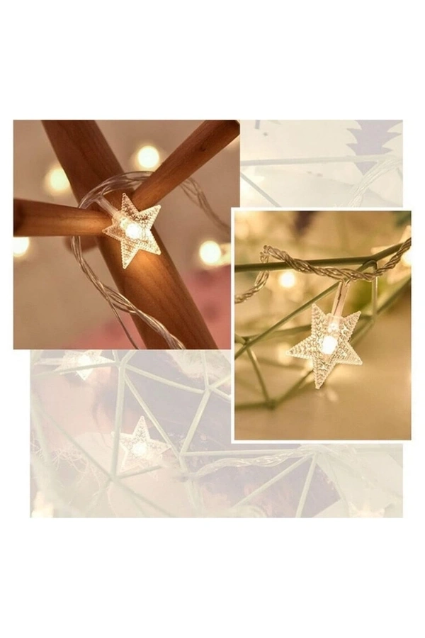 Bidebuvar Yıldız Tasarımlı 20 LED USB Aydınlatma