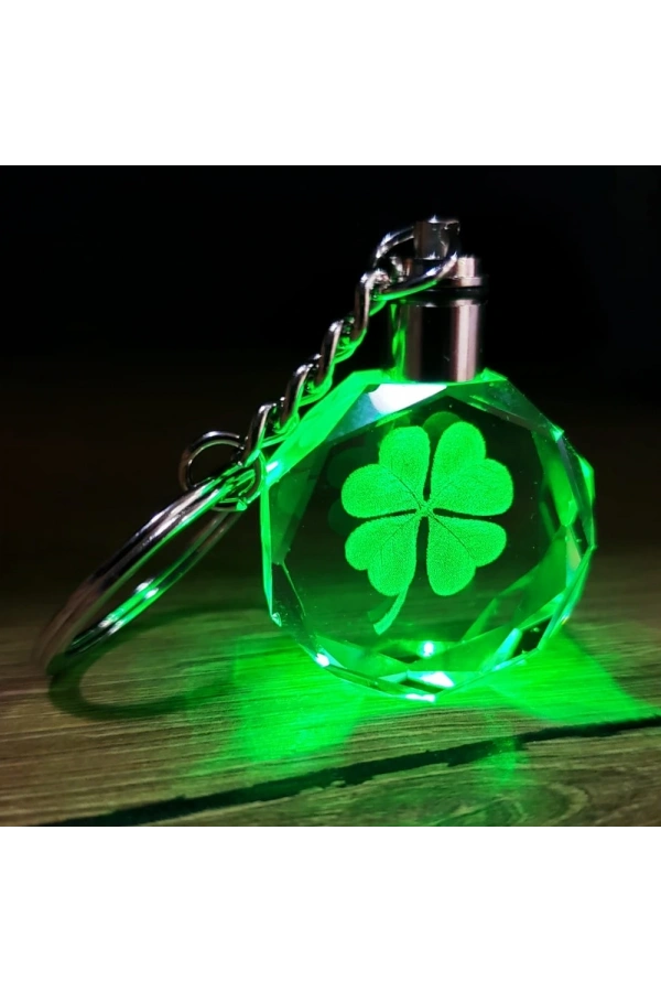 Bidebuvar Yonca Tasarımlı Renk Değiştiren Anahtarlık