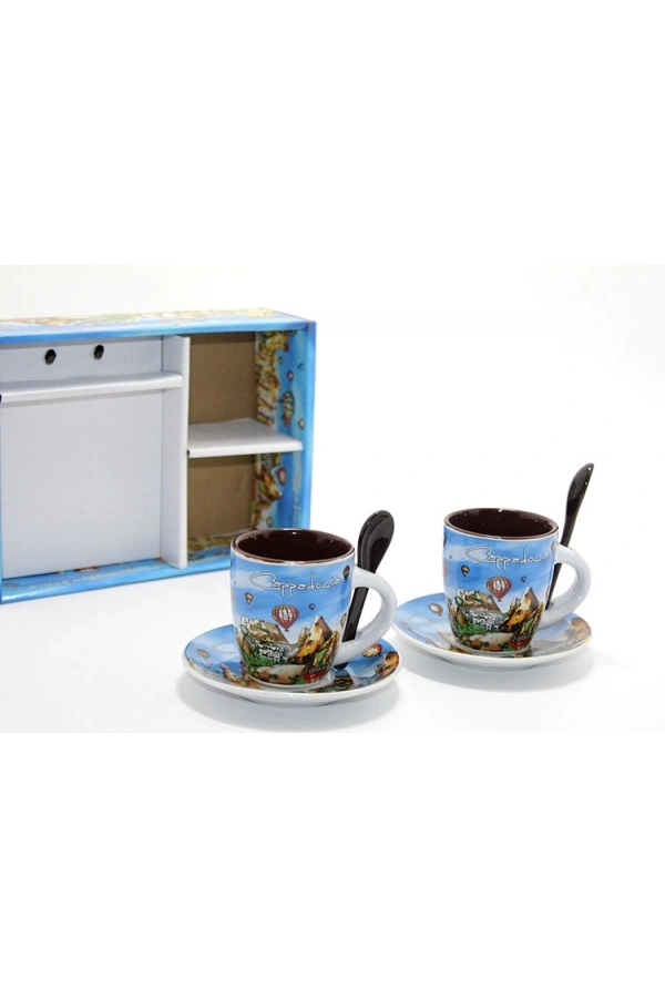 Bidebuvar Yöresel İkili Fincan Seti