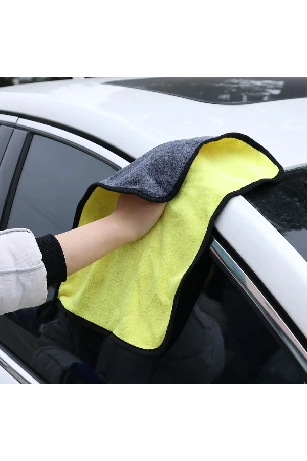 Bidebuvar Yünlü Mikrofiber Araba Temizlik Bezi 50x70 cm