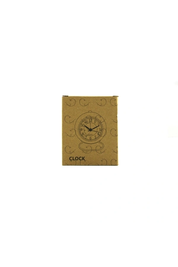 Bidebuvar Yuvarlak Metal Renkli Çalar Saat