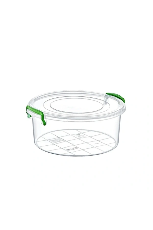 Bidebuvar Yuvarlak Saklama Kutusu 2.4 Litre