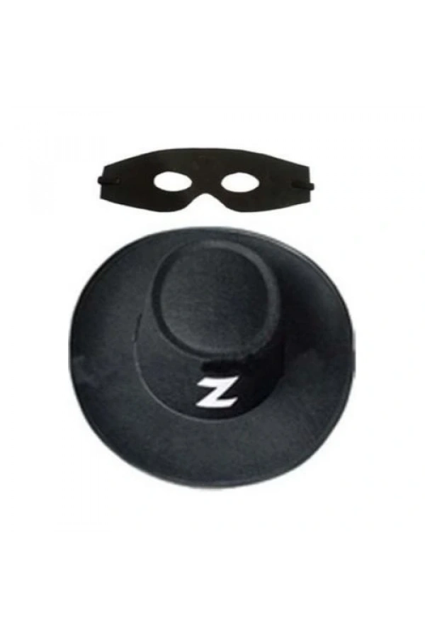 Bidebuvar Zorro Şapkası ve Göz Maskesi