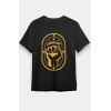 Bidebuvar 1 Mayıs Labor Day Emekçi Temalı Baskılı Oversize Bisiklet Yaka T-shirt - Siyah