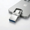 Bidebuvar 2si 1 Arada USB 3.2 Type-C Ve USB 64GB Metal Flash Disk