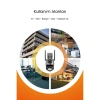 Bidebuvar 3 MP + 3 MP Çift Lens Wi-Fi TF Kart Girişli Güvenlik Kamerası