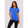 Bidebuvar 3’lü Kısa Kollu Bisiklet Yaka Basic Slim Fit T-Shirt - Kırmızı - Mavi - Turuncu