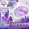 Bidebuvar 4lü WC Blok - Lavanta Kokulu - 2 Adet - 6 Etkili - 200 gr