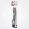 Bidebuvar 6lı Kaşıklı Pipet Seti - Metal - Pipet Temizleme Fırçası