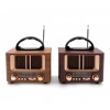 Bidebuvar Ahşap Kare Küçük Nostaljik Radyo