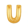 Bidebuvar Altın Sarısı Folyo Harf Balon 1 Metre