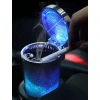 Bidebuvar Araç İçi Oto Kokusuz Küllük RGB Işıklı Kapaklı