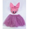 Bidebuvar Çocuk Gösteri Kostümü Pembe Tavşan