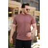 Bidebuvar Erkek Yarım Balıkçı Yaka Kısa Kollu T-shirt