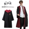 Bidebuvar Harry Potter Gryffindor Kapşonlu Çocuk Kostüm Seti 7-8 Yaş