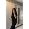 Bidebuvar Kadın Kısa Kollu Bisiklet Yakalı Dantel Detaylı Viskon Iki Iplik Bluz