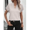 Bidebuvar Kadın Kısa Kollu Hakim Yaka Sofya Bluz