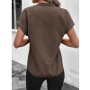Bidebuvar Kadın Kısa Kollu Hakim Yaka Sofya Bluz