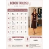 Bidebuvar Kadın Kısa Kollu V Yakalı Yanları şerit Detaylı Viskon Iki Iplik Midi Elbise