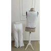 Bidebuvar Kadın Kolsuz önü Düğmeli Yelek Ve Pantolon Ikili Takım