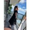 Bidebuvar Kadın Madonna Yaka Midi Boy Modal Elbise