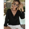 Bidebuvar Kadın Uzun Kollu Degaje Yakalı Sandy Bluz
