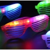 Bidebuvar Led Işıklı Renkli Panjur Gözlük 12 Adet