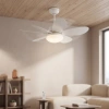 Bidebuvar LED Tavan Vantilatörü - Avize - 52 cm - Zaman Ayarlı - Uzatma Duy Aparatlı